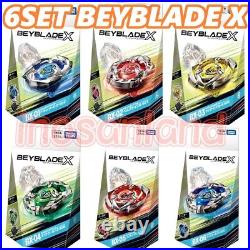 6 Set Beyblade X Takara Tomy Bx-01,02,03,04,05,06