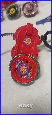 Large Lot Beyblade Metal Fusion Takara Tomy Used